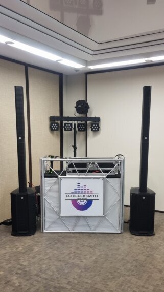 Hochzeits DJ Augsburg in Adelsried DJ Blacksmith Setup für Hochzeit im Parkhotel Adelsried